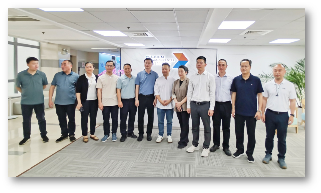 广东省梅州市人社局党组书记、局长林雨兰一行莅临亿佰达全球创新中心调研走访